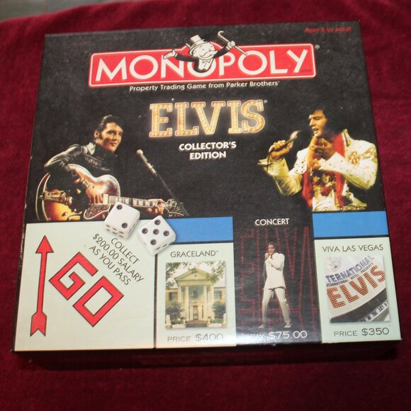 Parker Brothers Monopoly Elvis 2002 Collectors Edition - Picture 1 of 5
